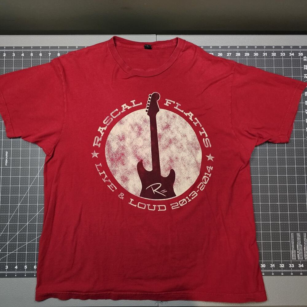 Rascal Flatts Tshirt XL Live Loud 2013-2014 Concert Country Music Band
